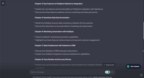 Ask ChatGPT to Create an Ebook Outline