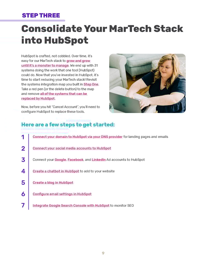 Consolidate Your MarTech Stack into HubSpot