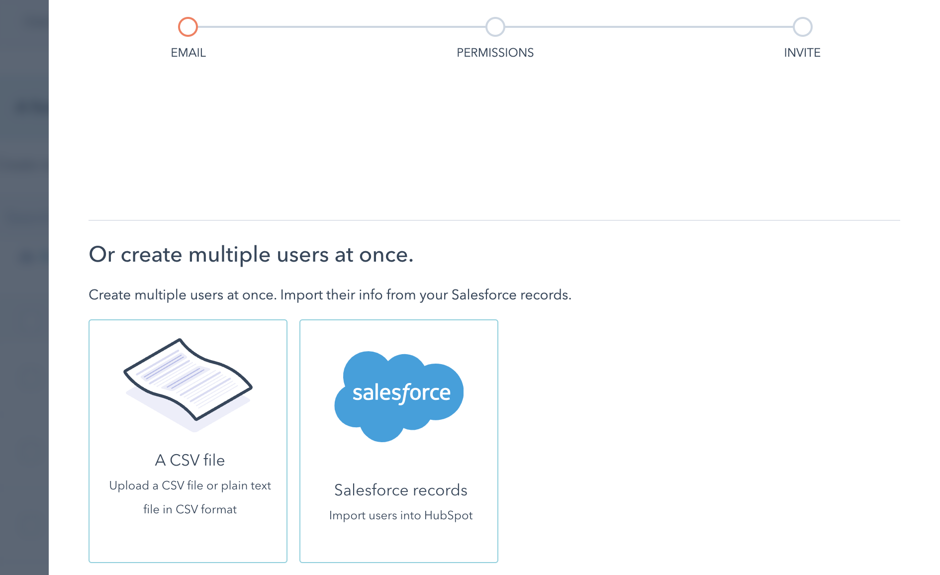 Bulk Import Salesforce Users into HubSpot