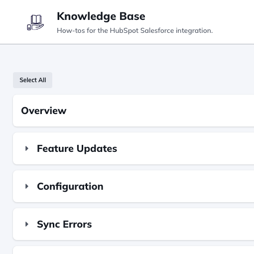 Icon - HubSpot Salesforce Integration Knowledge Base