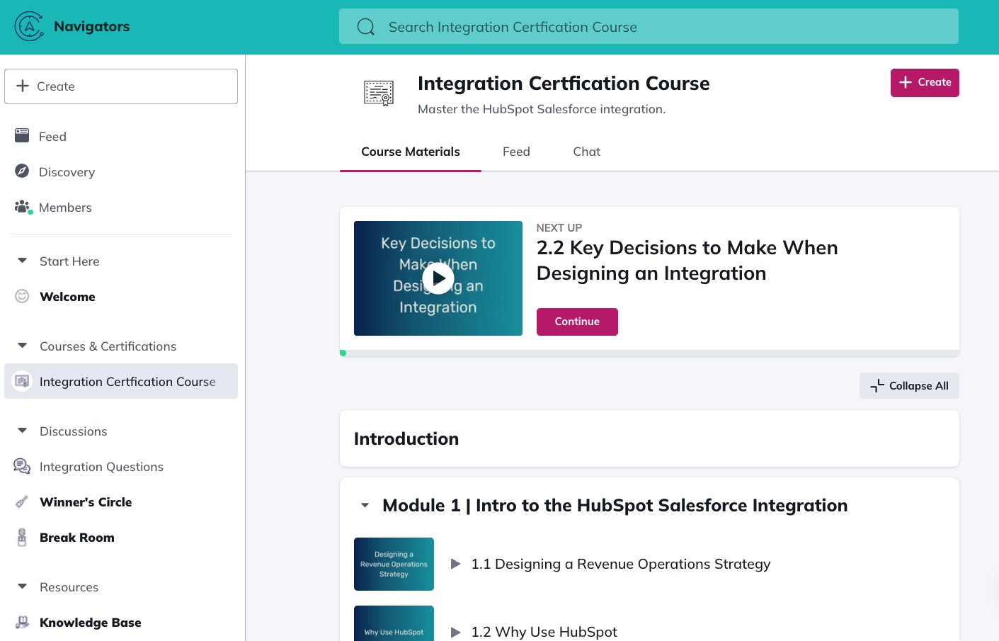 Certification Course Preview - Screeenshot